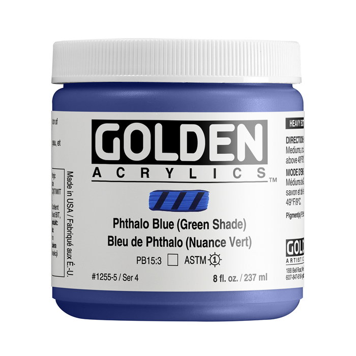Golden Heavy Body Colores Acrílicos Thaloblue (Verde) 237 ml Golden Heavy Body Colores Acrílicos Thaloblue (Verde) 237 ml