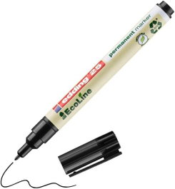 EDDING Ecoline E25 Negro Pack de 10 Rotuladores Permanentes