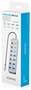 Aisens Hub USB 3.2 Gen 2 ASUC-8P044-GR con 8 puertos y carga PD 100W, Gris