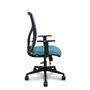 PIQUERAS Y CRESPO Silla de oficina Motilla Sincro/Traslack Azul cielo y Gris