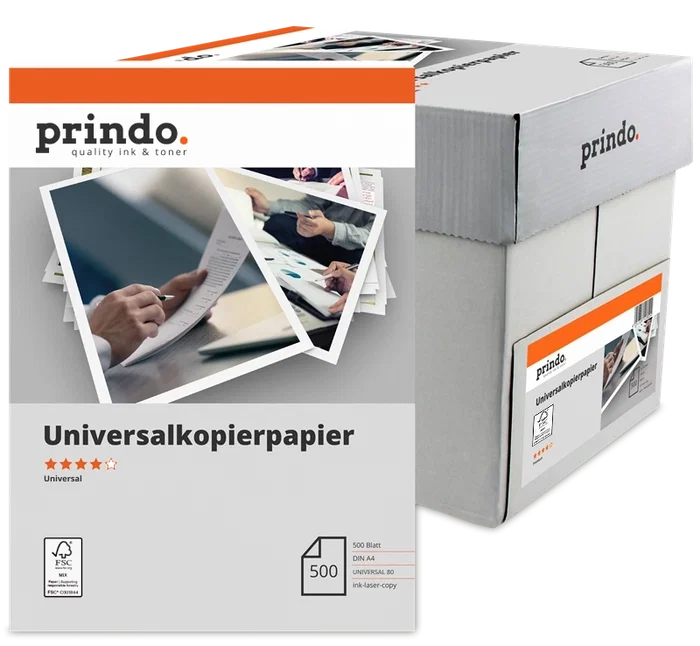 Prindo Papel Blanco Universal PR802500A4UF Prindo Papel Blanco Universal PR802500A4UF
