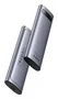 Baseus B00760600811-01 Caja Externa para SSD M.2 NVMe, USB 3.2 Gen2 (10 Gbps) Tipo C, Aluminio Gris