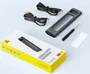 Baseus B00760600811-01 Caja Externa para SSD M.2 NVMe, USB 3.2 Gen2 (10 Gbps) Tipo C, Aluminio Gris