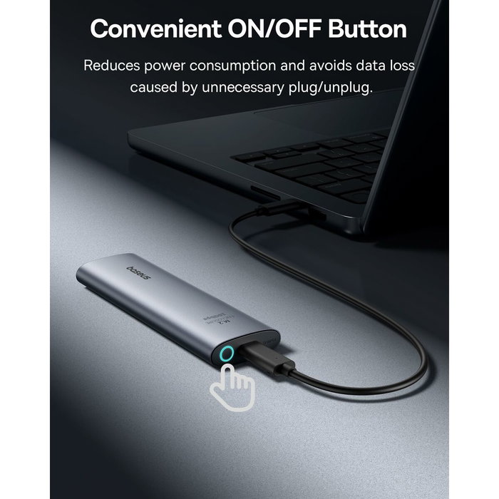 Caja Externa Baseus B00760600811-01 Gris