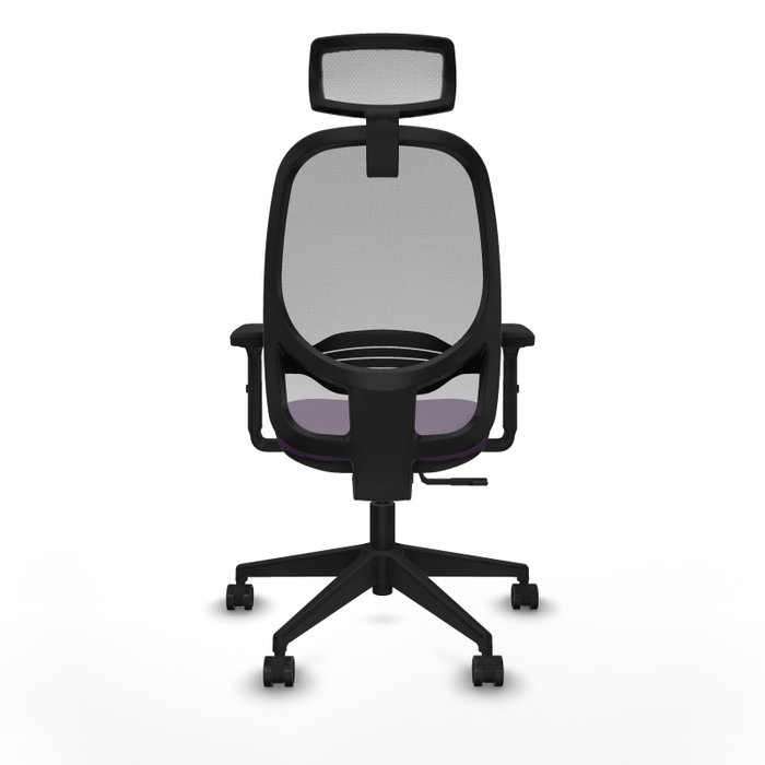 PIQUERAS Y CRESPO Silla de oficina Cilanco con mecanismo Sincro, Morado y Gris