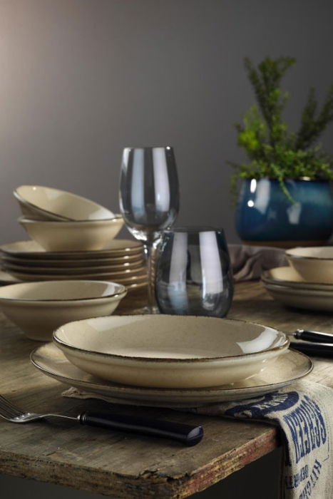 Inde Bol Cereales 16 cm Sta Cl Ivory Salvora (6 Unidades)