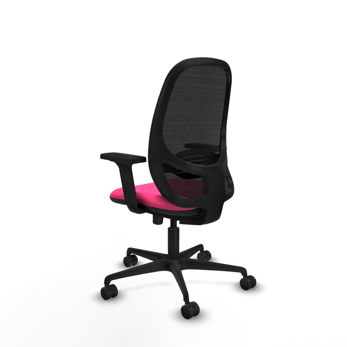 PIQUERAS Y CRESPO Silla de oficina Cilanco Rosa y Negro PIQUERAS Y CRESPO Silla de oficina Cilanco Rosa y Negro