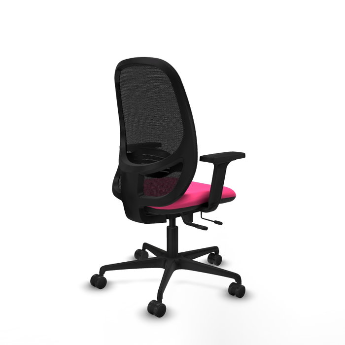 PIQUERAS Y CRESPO Silla de oficina Cilanco Rosa y Negro PIQUERAS Y CRESPO Silla de oficina Cilanco Rosa y Negro