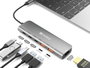 Sandberg Dock USB-C 100W, Hub con HDMI, 2 Puertos USB-A y 2 USB-C, Aluminio, Compatible con MacBook y Portatiles