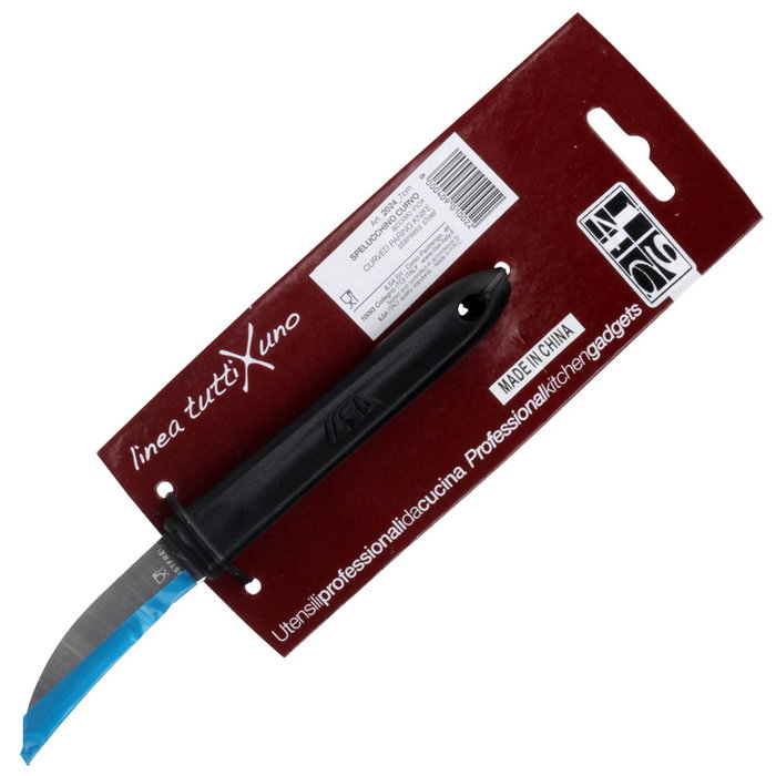 1946 Cuchillo Pelar Curvado 1946 Tuttixuno Acero Inoxidable Longitud 18,5 cm 1946 Cuchillo Pelar Curvado 1946 Tuttixuno Acero Inoxidable Longitud 18,5 cm