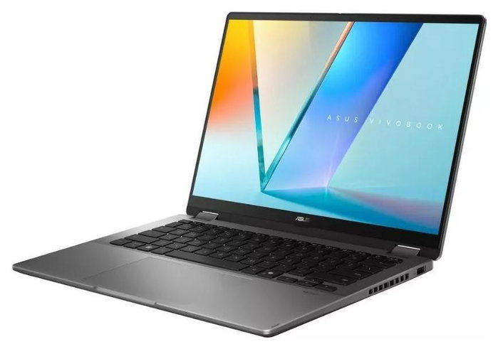Asus Vivobook 14 Flip TP3407SA-SG146W, 14 pulg. OLED, Intel Core Ultra 5 226V, 16GB RAM, 512GB SSD, Gris Asus Vivobook 14 Flip TP3407SA-SG146W, 14 pulg. OLED, Intel Core Ultra 5 226V, 16GB RAM, 512GB SSD, Gris