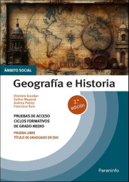 PARANINFO, Geografía e Historia: Temario Pruebas de Acceso a Ciclos Formativos de Grado Medio - Ediciones Paraninfo