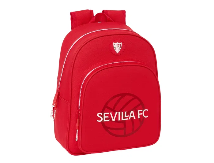 Safta Mochila Infantil Adaptable a Carro Sevilla F.C. de 340x280x100 mm Safta Mochila Infantil Adaptable a Carro Sevilla F.C. de 340x280x100 mm