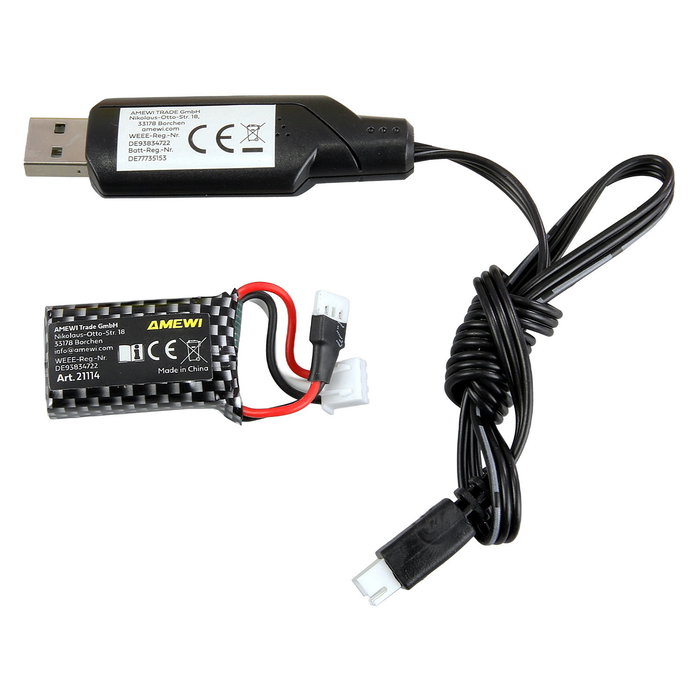 AMEWI 21114 Coche de Carreras RC Drift Muscle Car 4WD 1:20 Escala RTR Listo para Usar con Motor Eléctrico, Radio Control 2.4GHz, 20 km/h, Rojo, 6+ Años