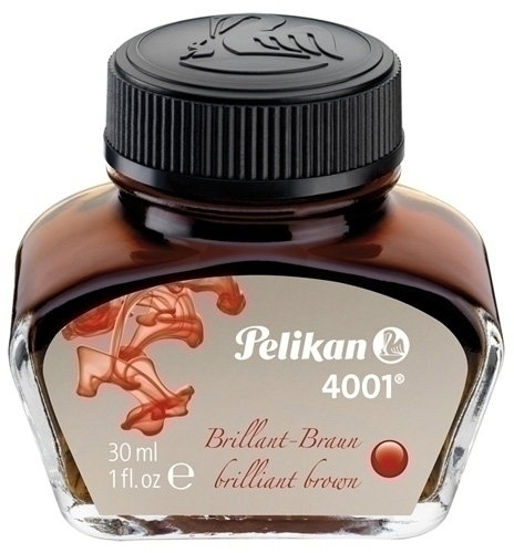 Pelikan Tinta para pluma estilográfica 4001 marrón brillante 30 ml Pelikan Tinta para pluma estilográfica 4001 marrón brillante 30 ml
