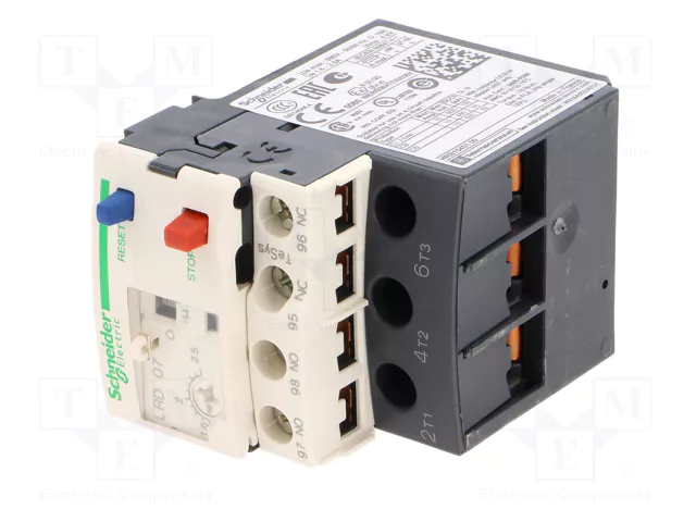 SCHNEIDER ELECTRIC Relé térmico TeSys D 1,6÷2,5A SCHNEIDER ELECTRIC Relé térmico TeSys D 1,6÷2,5A