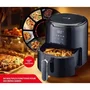 Fagor FG4210 Freidora sin aceite Airfryer 4,2 L 1300 W con Pantalla táctil, 5 preajustes de cocción y Temporizador Negra