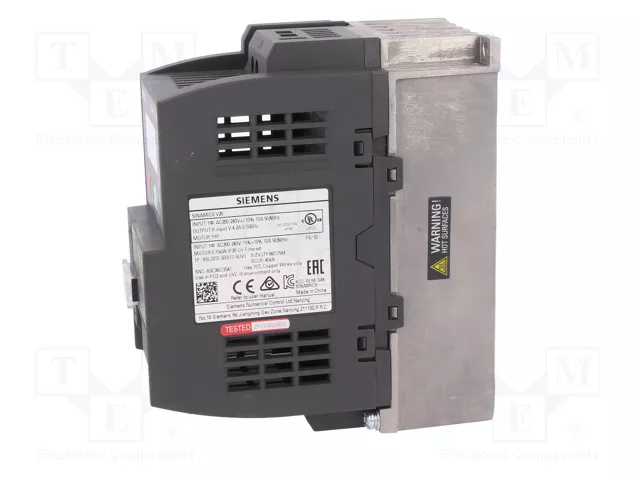 SIEMENS SINAMICS V20 Inversor Monofásico 200...240V AC
