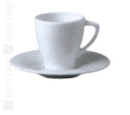 CIM Platillo Té, plato para té, diámetro 14 cm, modelo Ola, referencia 4514 (Set de 6)