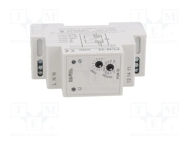 ZAMEL PCM-32 Relé de tiempo analógico 230VAC ZAMEL PCM-32 Relé de tiempo analógico 230VAC