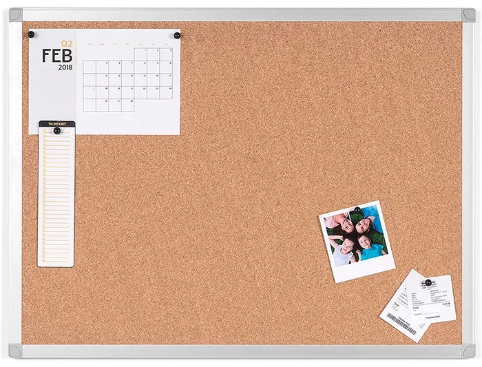 Q-connect Pizarra Corcho Marco Aluminio 200x100 cm Extra Corcho 5 mm