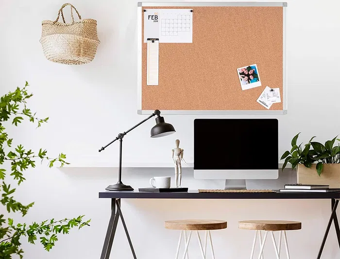 Q-connect Pizarra Corcho Marco Aluminio 200x100 cm Extra Corcho 5 mm