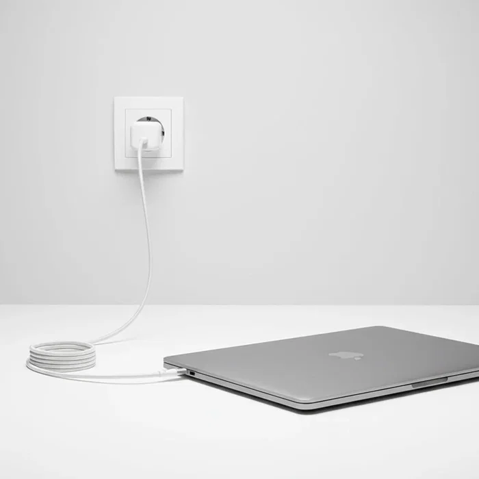 Energy Sistem Magnet Roll Cable USB-C a USB-C 1,5 m 60W Blanco
