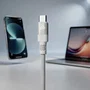Energy Sistem Magnet Roll Cable USB-C a USB-C 1,5 m 60W Blanco
