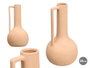 Giftdecor Jarron Tinaja 34.5 cm Marron Ceramica (Set de 4)
