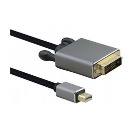 Helos Cable adaptador de vídeo Mini DisplayPort a DVI-D, 1m, Negro