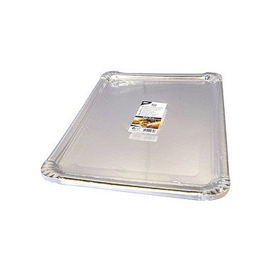 STARPAK Fuentes de servicio desechables plateadas PAPSTAR Einweg-Servierplatten STARPAK Fuentes de servicio desechables plateadas PAPSTAR Einweg-Servierplatten