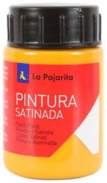 La Pajarita L-27 Pintura Témpera Escolar Bote 35 mL Satinada Amarillo Medio