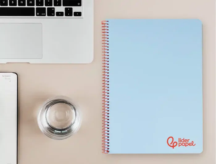 Liderpapel Cuaderno Espiral A4 Wonder Tapa Plástico 80 Hojas 90gr Cuadro 4mm Azul