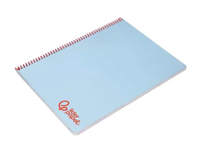 Liderpapel Cuaderno Espiral A4 Wonder Tapa Plástico 80 Hojas 90gr Cuadro 4mm Azul