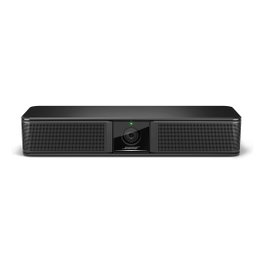 Bose Videobar VB-S Sistema de Videoconferencia Grupo 4K Ultra HD 8MP, Cámara PTZ, Zoom 5x, 4 Micrófonos, Wi-Fi, Bluetooth, USB-C, Negro