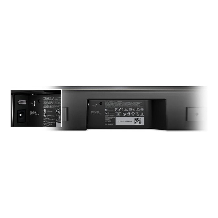 Bose Videobar VB-S Sistema de Videoconferencia Grupo 4K Ultra HD 8MP, Cámara PTZ, Zoom 5x, 4 Micrófonos, Wi-Fi, Bluetooth, USB-C, Negro