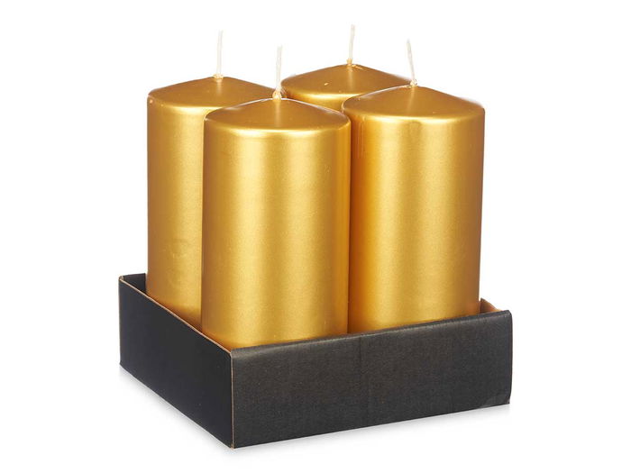 Acorde Vela Taco Ancha Oro 20 cm (Set de 8)