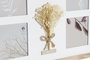 DKD Home Decor Marco Multifoto Paulownia 39x1,2x33 para 5 Fotos Natural