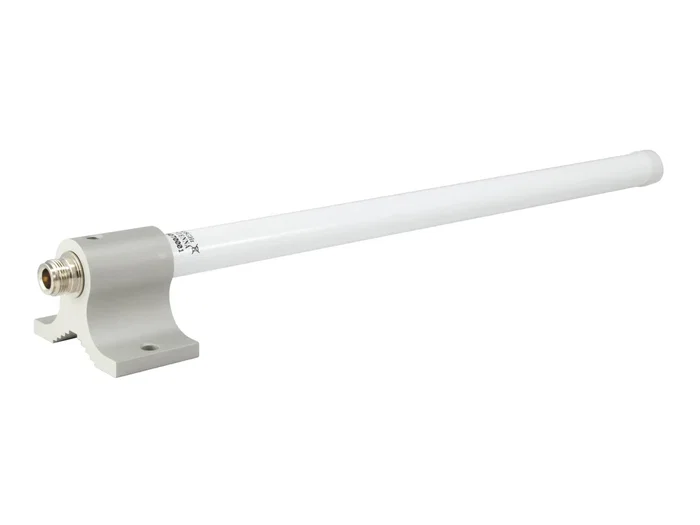 LevelOne OAN-4102 Antena Omnidireccional para Red WiFi, 10 dBi, 5 GHz (5.4-5.835 GHz), Polarización Vertical, Clase N, Uso Interior y Exterior, Blanco
