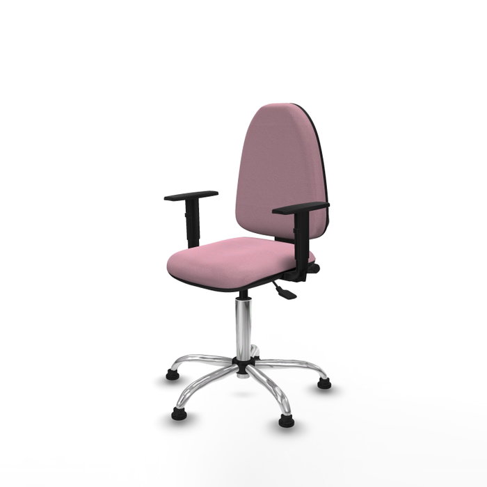 PIQUERAS Y CRESPO Silla de oficina Aýna Rosa con Mecanismo Asincro