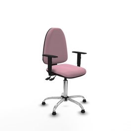 PIQUERAS Y CRESPO Silla de oficina Aýna Rosa con Mecanismo Asincro