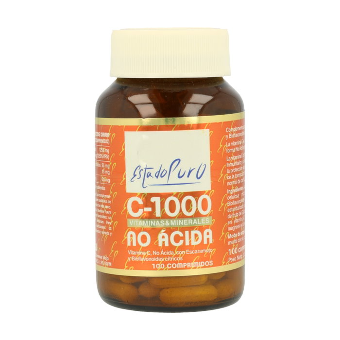 Estado Puro Vitamina C-1000 No Ácida 100 Comprimidos Estado Puro Vitamina C-1000 No Ácida 100 Comprimidos