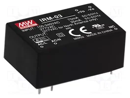 MEAN WELL IRM-03-12 Convertidor AC/DC 3W 12VDC