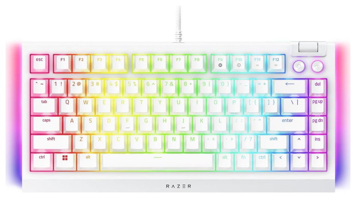 Razer BlackWidow V4 75% Blanco (USA) Razer BlackWidow V4 75% Blanco (USA)