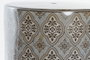 DKD Home Decor Mesita Auxiliar Arabe Beige Azul 32.5 x 42 x 32.5 cm