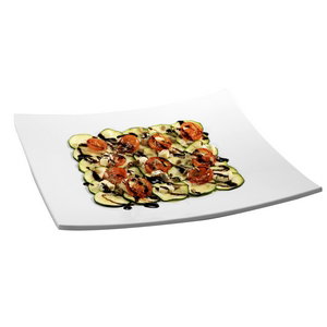 Vollrath Pujadas Plato con Ala 42x42 cm - Plato Llano de Melamina para Vajilla Vollrath Pujadas Plato con Ala 42x42 cm - Plato Llano de Melamina para Vajilla