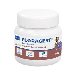 Virbac Floragest Soft Chews para Perros Medianos (15-35 kg) 30 UD