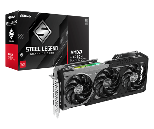 ASRock Radeon RX 9070 XT Steel Legend Dark 16GB GDDR6