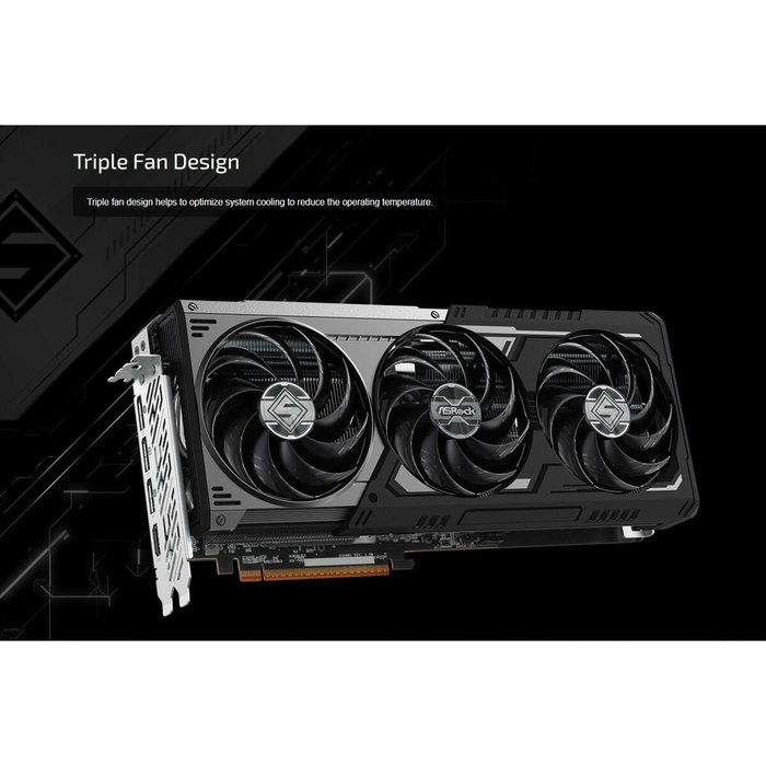 ASRock Radeon RX 9070 XT Steel Legend Dark 16GB GDDR6