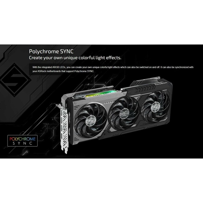 ASRock Radeon RX 9070 XT Steel Legend Dark 16GB GDDR6
